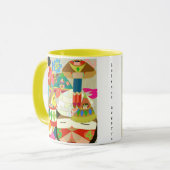 Mug 10 petits Indiens par suzette de Belinda (Devant gauche)