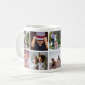 Mug 10 Photo Collage do-it-yourself amusant Personnali (Devant gauche)