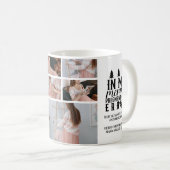 Mug 10 Photo de mon époque de grossesse joyeuse Noël (Devant droit)