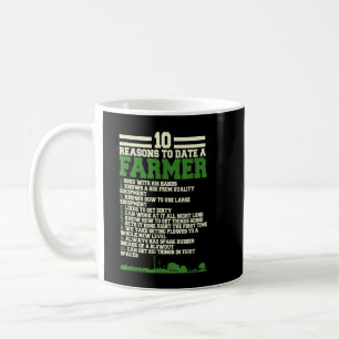 Mug 10 Raisons à ce jour un Agriculteur, Amusant Humou