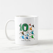 Mug 10 seigneurs Leaping (Gauche)