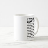 Mug 10 Things That Require Zero Talent Motivational (Devant droit)
