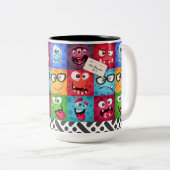 Mug 10$ Visages V4 (Devant droit)