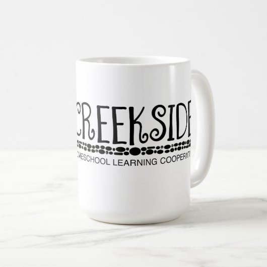 Mug 10 year logo  (Devant droit)