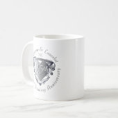 Mug 10e, 20e, 25e anniversaire de l'Mariage Emblème ca (Devant gauche)