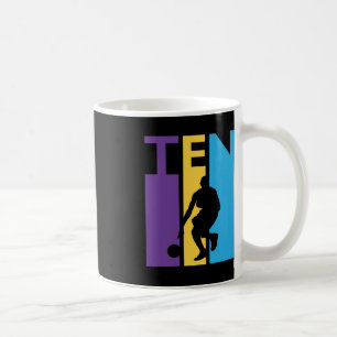 Mug 10e anniversaire Cadeau Dix Basket coloré 10 ans