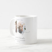 Mug 10e anniversaire Mariage moderne 2 photo (Devant gauche)