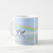 Mug 10e anniversaire Tin Hearts (Devant gauche)