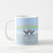 Mug 10e anniversaire Tin Hearts (Gauche)