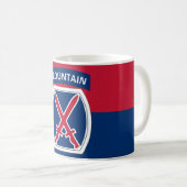 Mug 10e division de montagne (Devant droit)