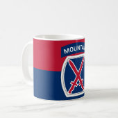 Mug 10e division de montagne (Devant gauche)