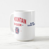 Mug 10e Division des montagnes "Montagnard" (Devant gauche)