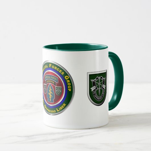 Mug 10e Groupe des forces spéciales (aéroporté)  (Devant droit)
