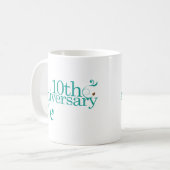 Mug 10ème Anniversaire (Devant gauche)