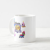Mug 10ème Logo d'anniversaire (Devant gauche)