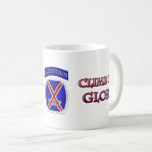 Mug 10ème Montée de Division de Moutain à la gloire (Devant droit)