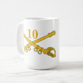 Mug 10ème Régiment de cavalerie "soldats de Buffalo " (Devant gauche)
