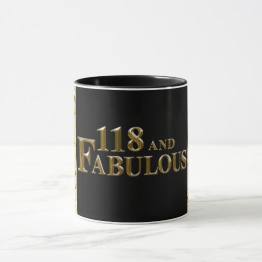 Mug 118 Anniversaire (Centre)