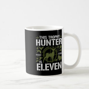 Mug 11 Ans Chasse Anniversaire Fête du Cerf Chasseur 1