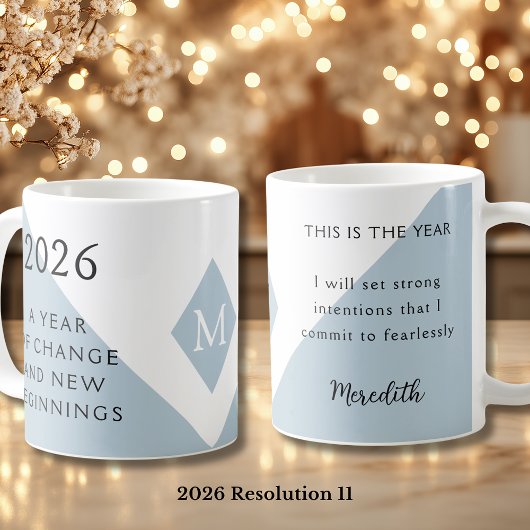 Mug 11. New Year Resolution for 2026 Year of Change