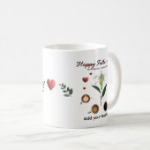 Mug 11 oz Boug classique personnalisé pour papa (Devant droit)