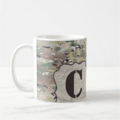 Mug 11 Oz. Camoflauge uniforme de l'armée de la bouge (Gauche)