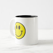 Mug 11 oz Two Tone Ours qui sourit (Devant gauche)