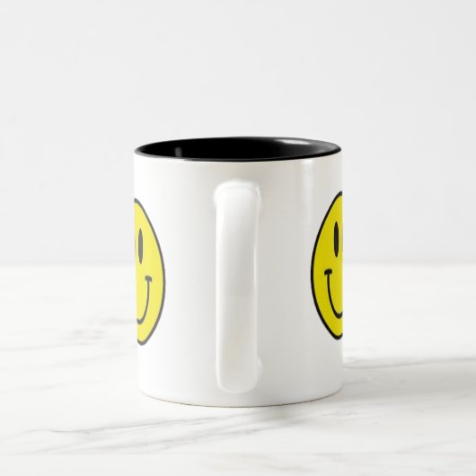 Mug 11 oz Two Tone Ours qui sourit (Poignée)