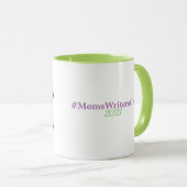 Mug 11 oz vert/pourpre (Devant droit)
