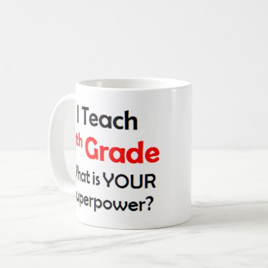 Mug 11e année (Devant gauche)