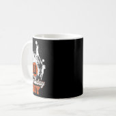 Mug 11e anniversaire Bysketbyll thème Anniversaire gar (Devant gauche)