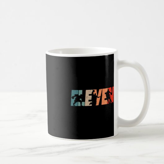 Mug 11e anniversaire Retro Basketball 11 ans Boy Gi (Droite)