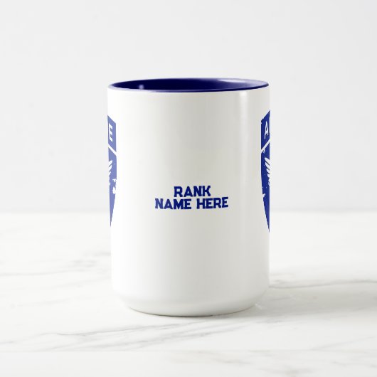 Mug 11e division aéroportée "Arctic Angels" Custom Blu (Centre)