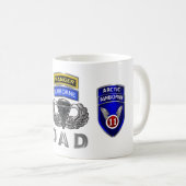 Mug 11e division aéroportée Ranger Airborne Papa (Devant droit)