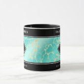 Mug 11ème anniversaire de Mariage turquoise (Centre)