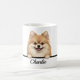 Mug 11oz avec un emballage complet de Pomeranian s