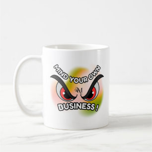 Mug 11oz : Faites attention à vous (blanc)