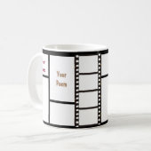 Mug 11oz grille faite sur commande 4 vos photos et (Devant gauche)