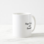 Mug 11oz : Mon papa Mon vieux moi (blanc) (Devant droit)
