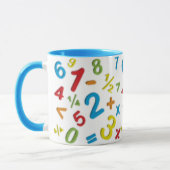 Mug 123 nombres mathématiques (Gauche)