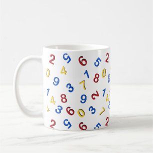 Mug 123 Rouge jaune bleu