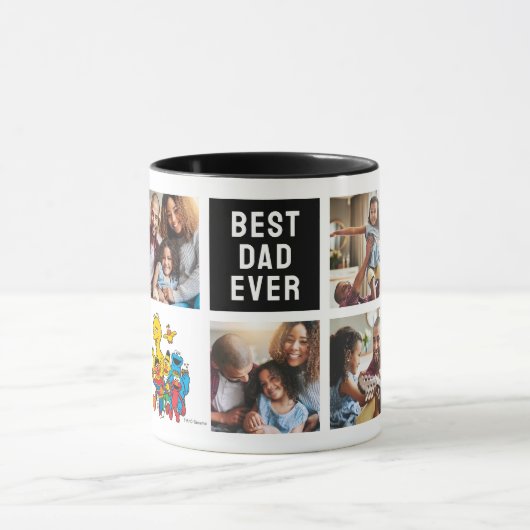 Mug 123, rue Sésame | Papa Photo Collage (Centre)