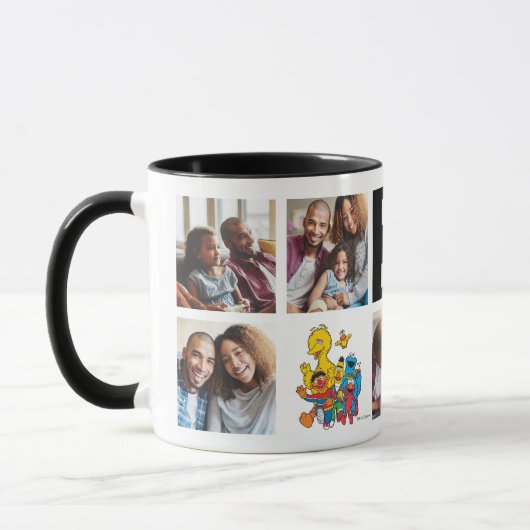 Mug 123, rue Sésame | Papa Photo Collage (Gauche)