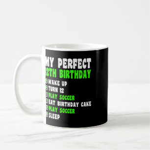 Mug 12 ans Mon 12e anniversaire parfait de football 12