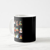 Mug 12 Bunny Of Christmas Bunny Rabbit Christmas Xmas (Devant gauche)