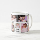 Mug 12 Collage De Photo Faisant Des Souvenirs Citation (Devant droit)