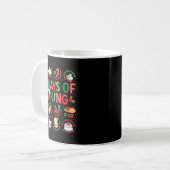 Mug 12 Days Of Baking Baker Christmas Cook Chef Baking (Devant gauche)