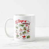 Mug 12 Days Of Chiropractic Christmas Chiropractor  (Gauche)