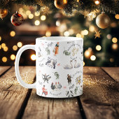 Mug 12 Days of Christmas Vintage