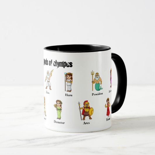 Mug 12 dieux d'Olympus (Devant droit)